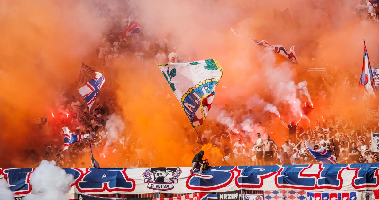 Torcida na današnjoj utakmici (FOTO: Zvonimir Barisin/PIXSELL)