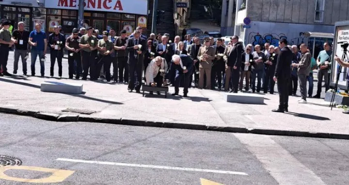 Delegacija iz Istočnog Sarajeva, obilježavanja godišnjice događaja iz Dobrovoljačke, Dobrovoljačka, bitka, ubistvo vojnika JNA/Rtrs