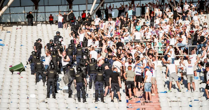 03.05.2025., Split, stadion Poljud - SuperSport Prva HNL, 33. kolo, HNK Hajduk - GNK Dinamo. Lukas Kacavenda Photo: Zvonimir Barisin/PIXSELL