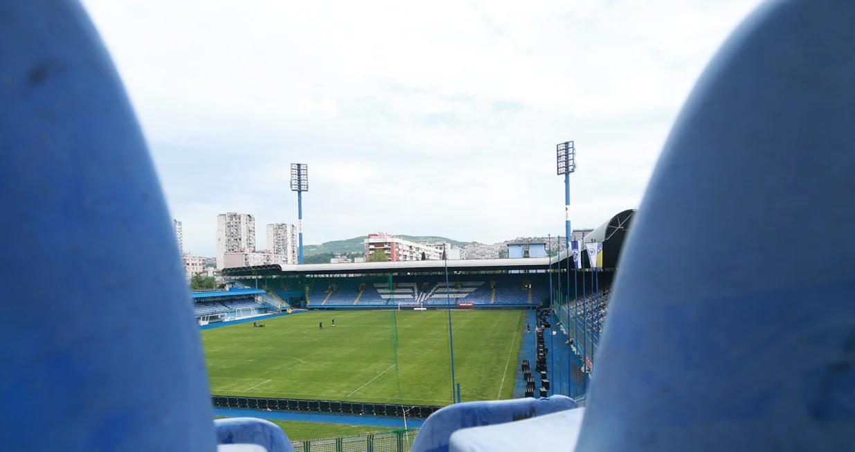 Grbavica - stadion Željezničara (FOTO: Adem Catic/FKZ.ba)