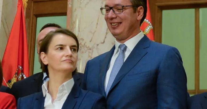Brnabić i Vučić/