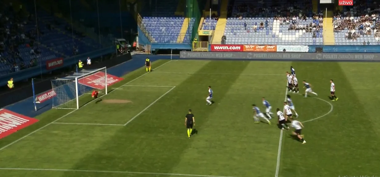 Gol Boljevića za preokret Želje (FOTO: Screenshot)