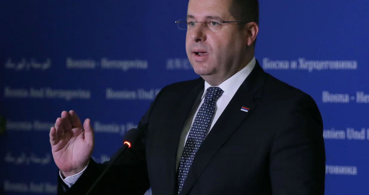 Pres-konferencija delegata u Domu naroda Parlamentarne skupštine BiH Radovan Kovačević/Senad Gubelić