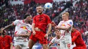 Detalj s jučerašnje utakmice (FOTO: REUTERS/Annegret Hilse)