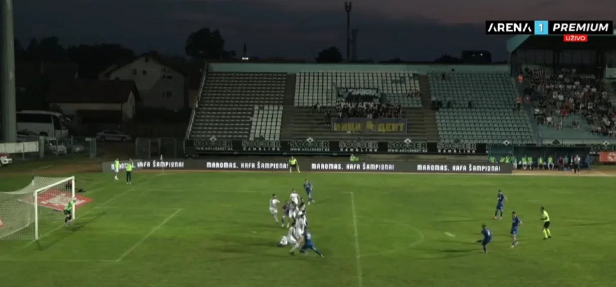 Sjajan pogodak Krajišnika (FOTO: Screenshot/Arena Sport)
