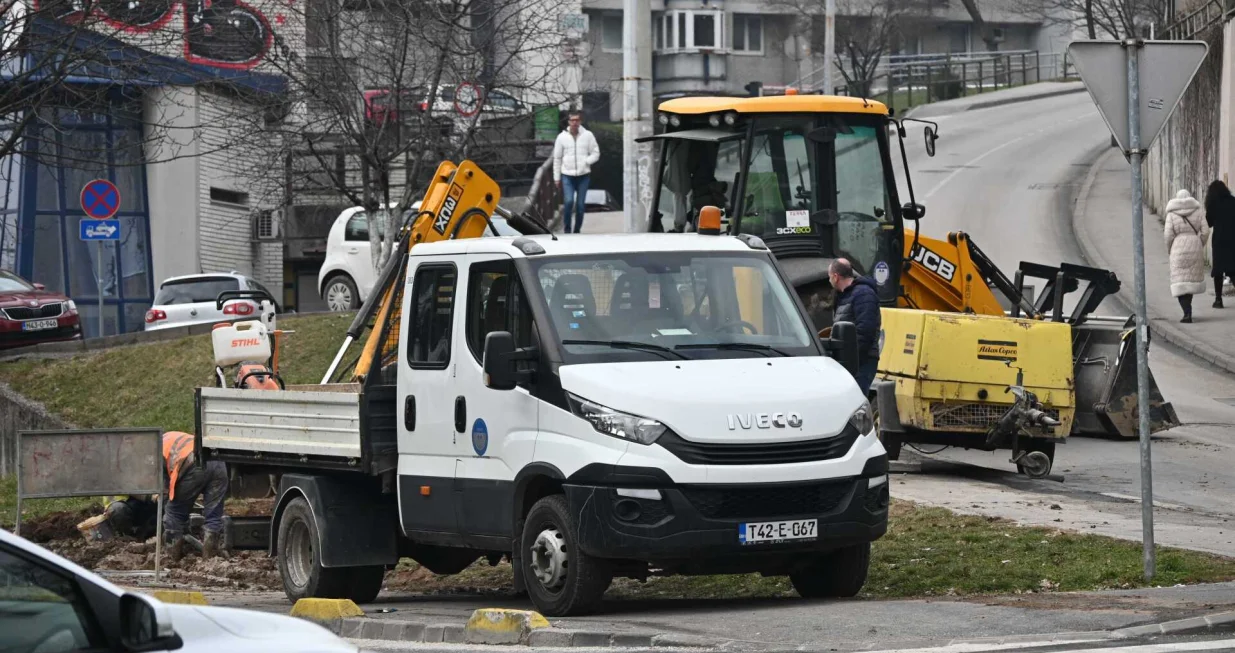 Radovi u ulici Kranjčevićeva/Andrej Bjeloš