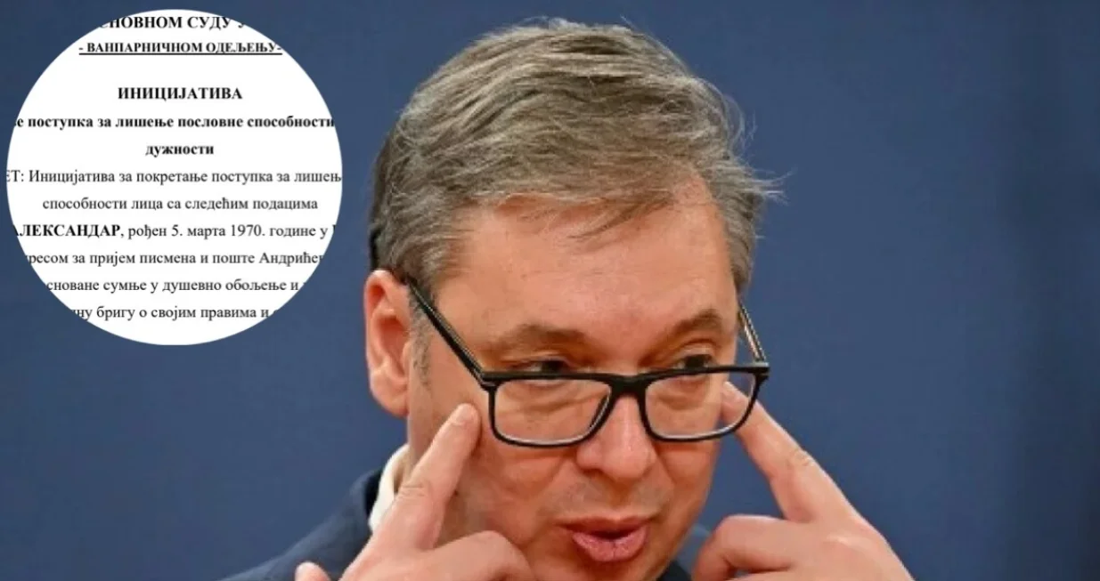 Jovanović je zabrinut za mentalno stanje predsjednika Srbije/