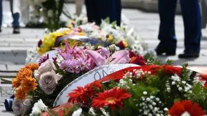 Odavanje počasti na Spomen-obilježju ubijenoj djeci opkoljenog Sarajeva/Andrej Bjeloš