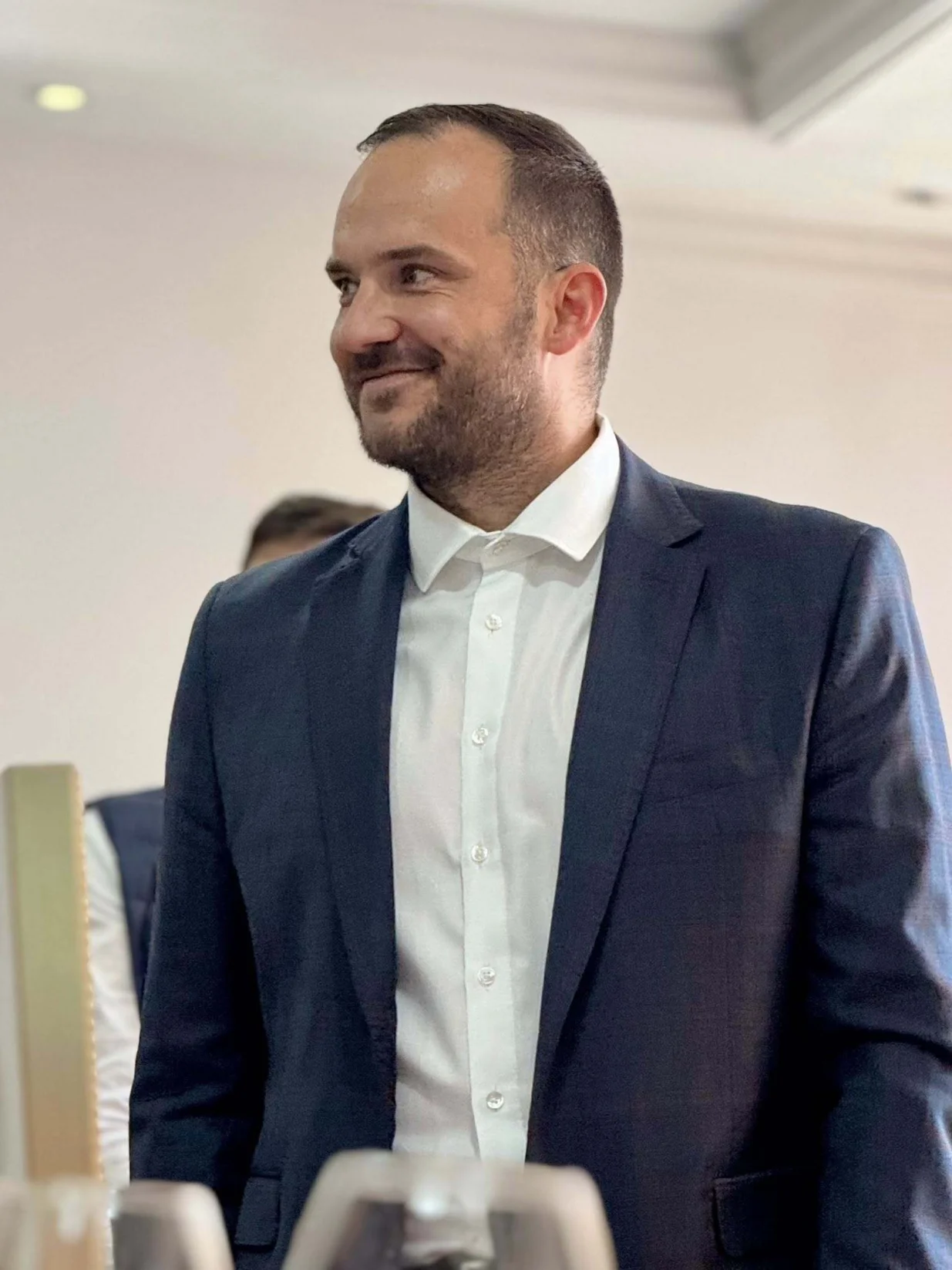 VIco Zeljković na proslavi Borčeve krsne slave (FOTO: FK Borac)