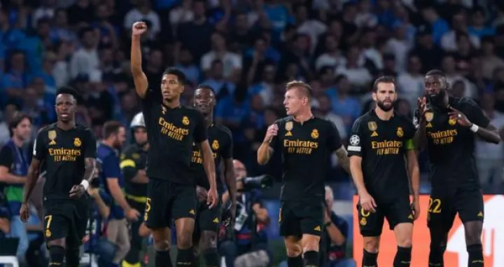 Vinicius Junior, Jude Bellingham, Eduardo Camavinga, Toni Kroos, Nacho, Antonio Rudiger