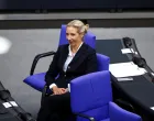 Co-Leader of the Far-right Alternative for Germany (AfD) Alice Weidel reacts on the day of a session of the German lower house of parliament Bundestag, to elect the new German chancellor, in Berlin, Germany May 6, 2025. REUTERS/Liesa Johannssen/Liesa Johannssen
