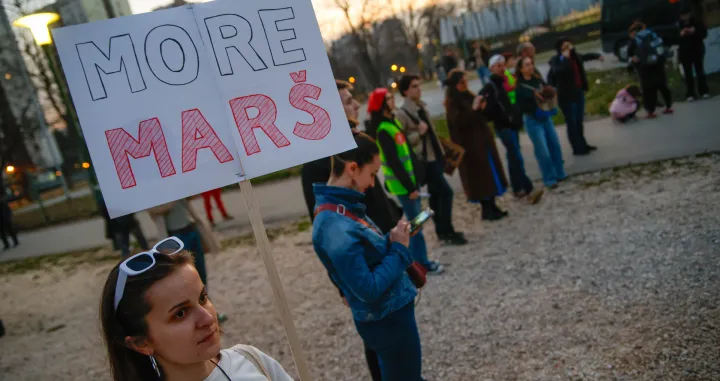 8. martovski protesti Sarajevo/Damir Deljo