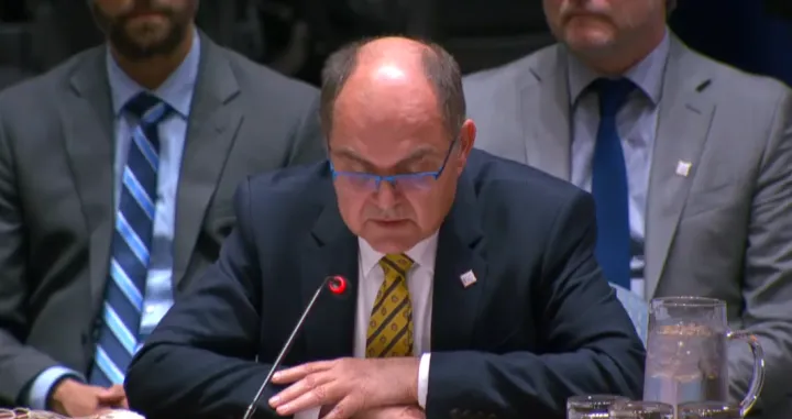 christian schmidt, un, vijeće sigurnosti/Screenshot