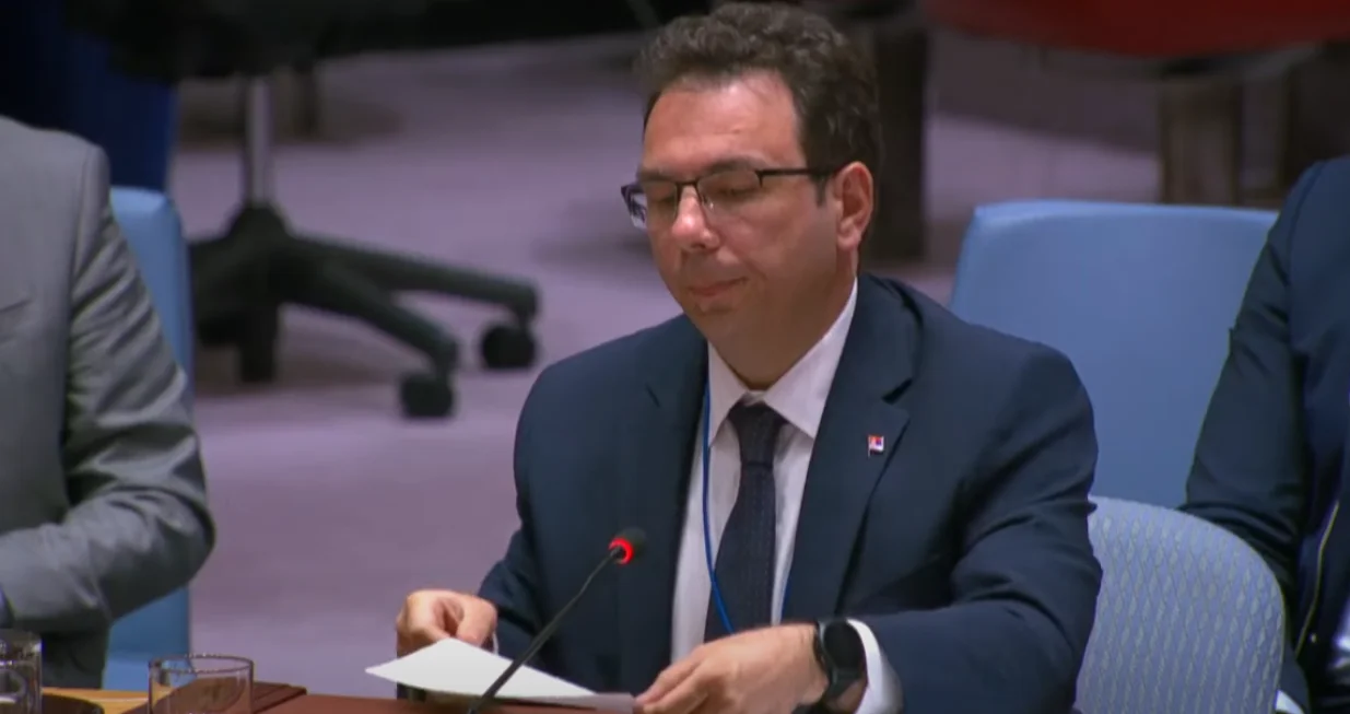 vijeće sigurnosti, un, izvještaj, bih, Radomir Ilić, otpravnik poslova Srbije pri Ujedinjenim nacijama/Screenshot