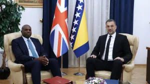 Ministar vanjskih poslova Velike Britanije David Lammy doputovao je u službenu posjetu Bosni i Hercegovini/Almir Razić