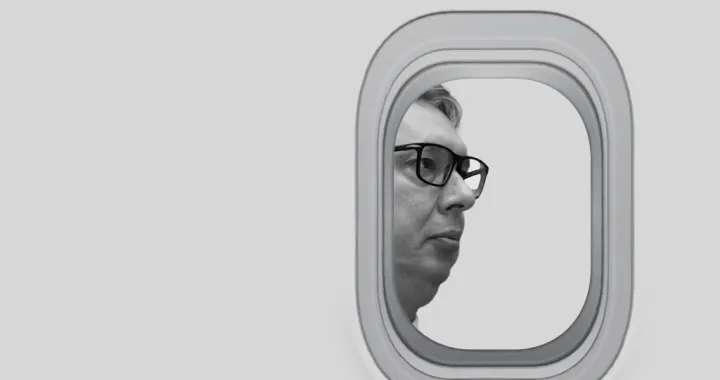 Kolumna Adamira Jerkovića: Neviđena blamaža predsjednika Srbije/Ilustracija/Benjamin Krnić