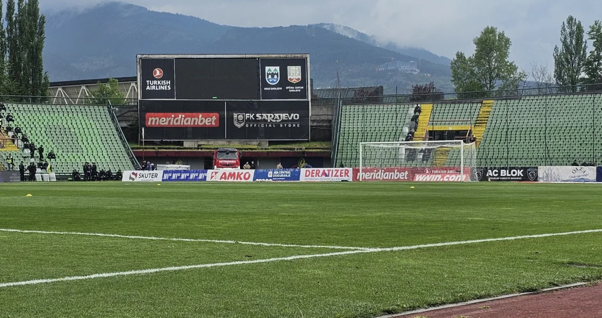 Stadion Asim Ferhatović-Hase pred finalnu utakmicu