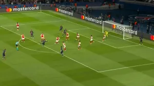 Gol Ruiza protiv Arsenala (FOTO: Screenshot)