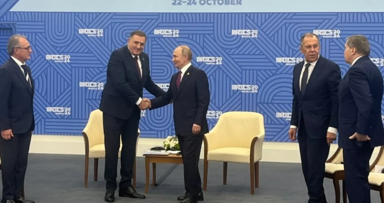 Milorad Dodik i Vladimir Putin/