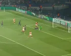 Gol Sake protiv PSG-a (FOTO: Screenshot/Reddit)