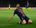 Soccer Football - Champions League - Semi Final - Second Leg - Paris St Germain v Arsenal - Parc des Princes, Paris, France - May 7, 2025 Paris St Germain's Achraf Hakimi celebrates scoring their second goal REUTERS/Gonzalo Fuentes  TPX IMAGES OF THE DAY