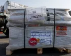 FILE PHOTO: A view shows humanitarian aid with the logo of World Central Kitchen (WCK) at the Kerem Shalom border crossing to Gaza, Israel, May 1, 2024. REUTERS/Evelyn Hockstein/Pool/File Photo/Evelyn Hockstein