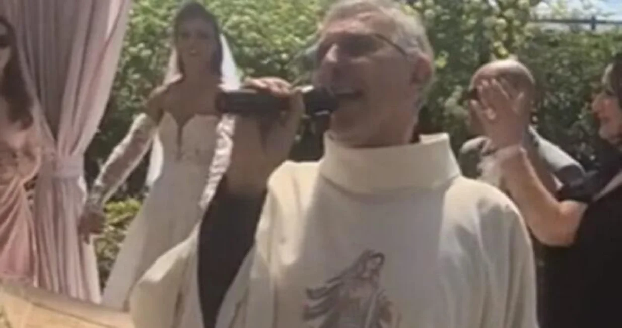 Mladenci nisu skidali osmijeh s lica/Screenshot