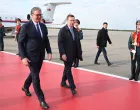 Moskva, Rusija - 8. maj 2025:Predsjednik Srbije Aleksandar Vučić doputovao je u srijedu u Moskvu gdje će prisustvovati paradi povodom Dana pobjede i održati bilateralne sastanke (Ilya Pitalev - Anadolu Agency)/