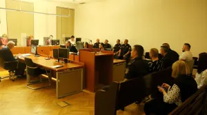 Kantonalni sud Sarajevo, početak suđenja optuženima za ubistvo Kenina Lukača-, Sead Adilović, Vedad Višnjić i Asmir Murtović/Didier Torche