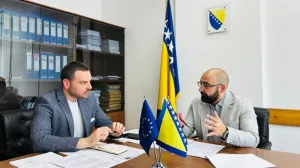 Saša Magazinović i Muhamed Hasanović, sastanak/