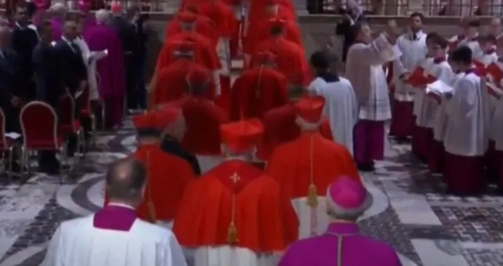 Kardinali na konklavi/Instagram/screenshot