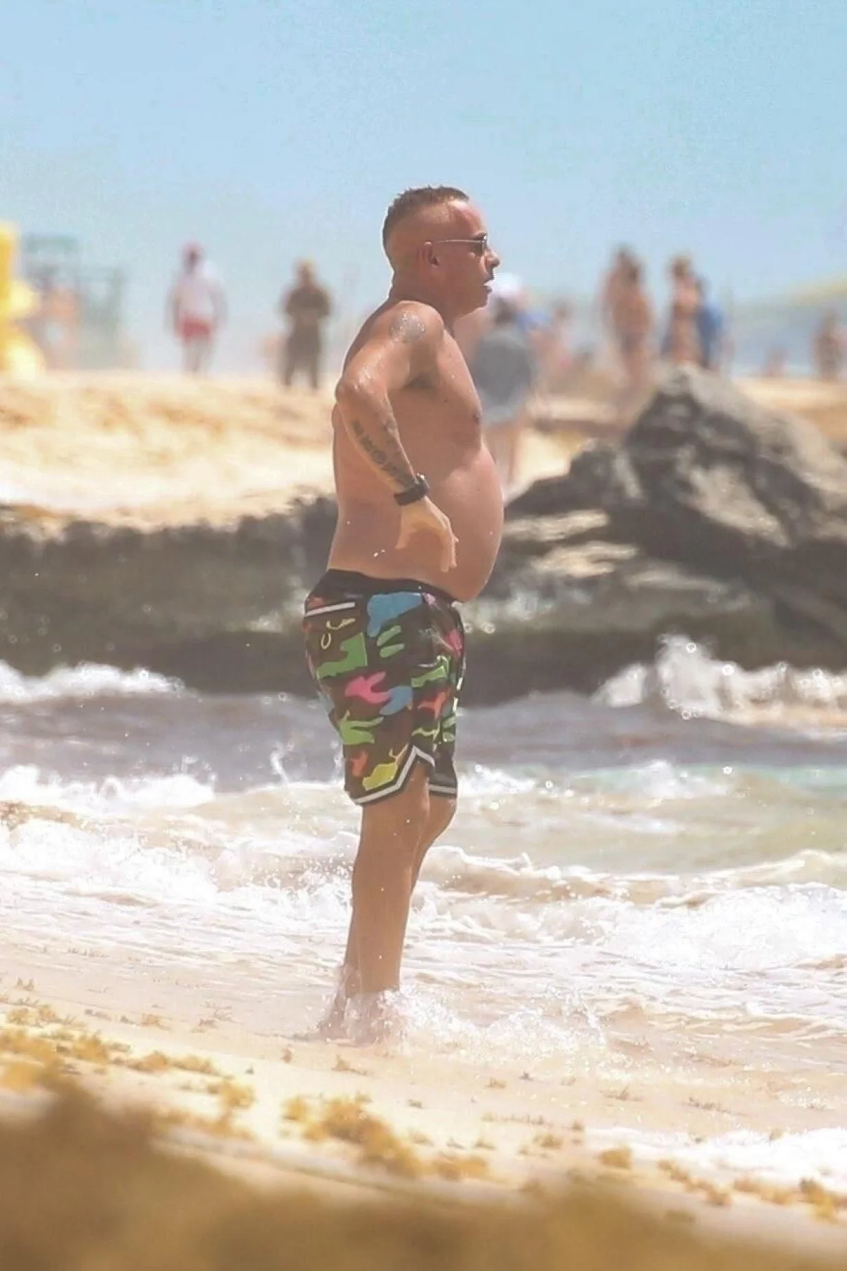 Eros Ramazzoti, talijanski pjevač na plaži/Backgrid