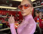 Jennifer Lopez na Grand Prix utrci Formule 1 u Saudijskoj Arabiji//
