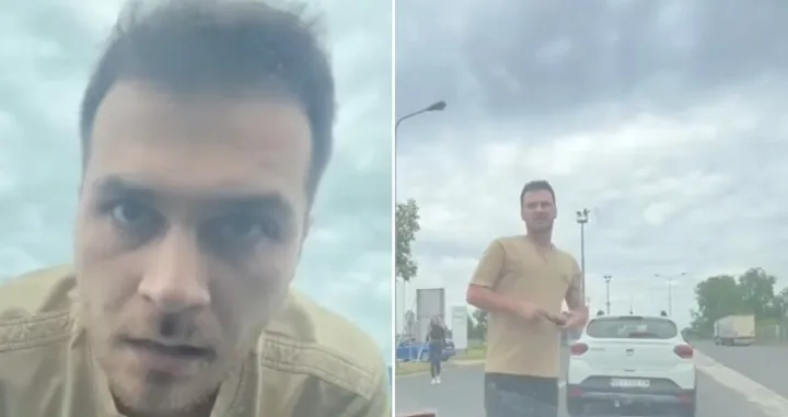 Vozač BMW-a je psovao i udarao po automobilu žrtve/Screenshot/