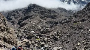 Prvi dan uspona sa 1800 na 3.200 metara nadmorske visine/