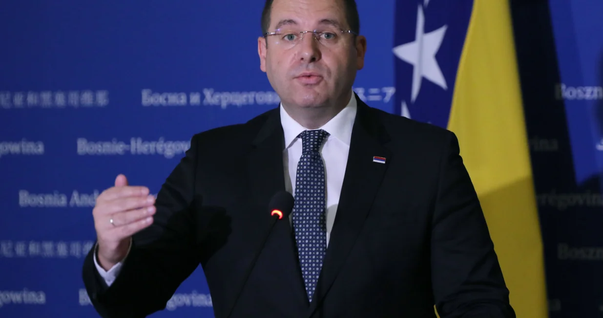 Pres-konferencija delegata u Domu naroda Parlamentarne skupštine BiH Radovan Kovačević/Senad Gubelić