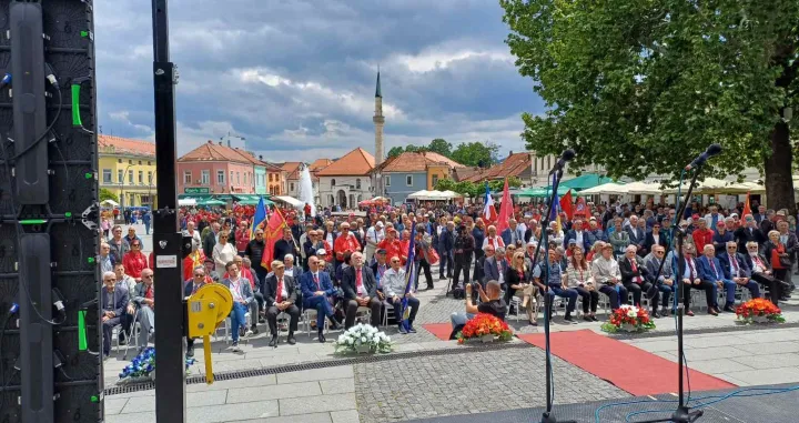 Regionalno obilježavanje 80. godišnjice pobjede nad fašizmom u Drugom svjetskom ratu, Tuzla, 10. maj 2025./Zlatko Dukić