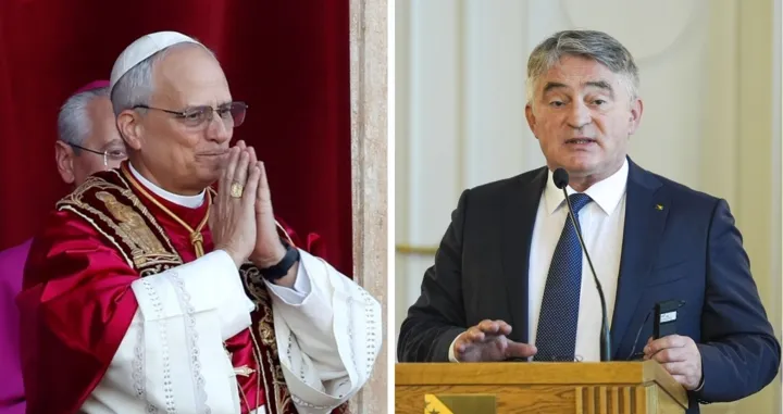 Robert Francis Prevost, papa Lav XIV, Željko Komšić//