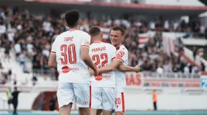 Slavlje Plemića nakon gola (FOTO: HŠK Zrinjski)