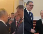 Vladimir Putin, Milorad Dodik, Aleksandar Vučić//