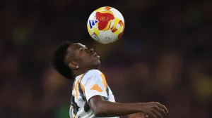 Soccer Football - Copa del Rey - Final - FC Barcelona v Real Madrid - Estadio de La Cartuja, Seville, Spain - April 26, 2025 Real Madrid's Vinicius Junior during the warm up before the match REUTERS/Borja Suarez