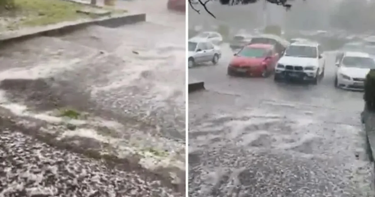 Snažno nevrijeme/Printscreen/X.com//