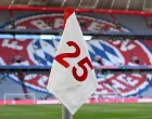 Soccer Football - Bundesliga - Bayern Munich v Borussia Moenchengladbach - Allianz Arena, Munich, Germany - May 10, 2025 General view of a corner flag with the number twenty five to celebrate Bayern Munich's Thomas Muller's twenty fifth anniversary with the club REUTERS/Angelika Warmuth DFL REGULATIONS PROHIBIT ANY USE OF PHOTOGRAPHS AS IMAGE SEQUENCES AND/OR QUASI-VIDEO.