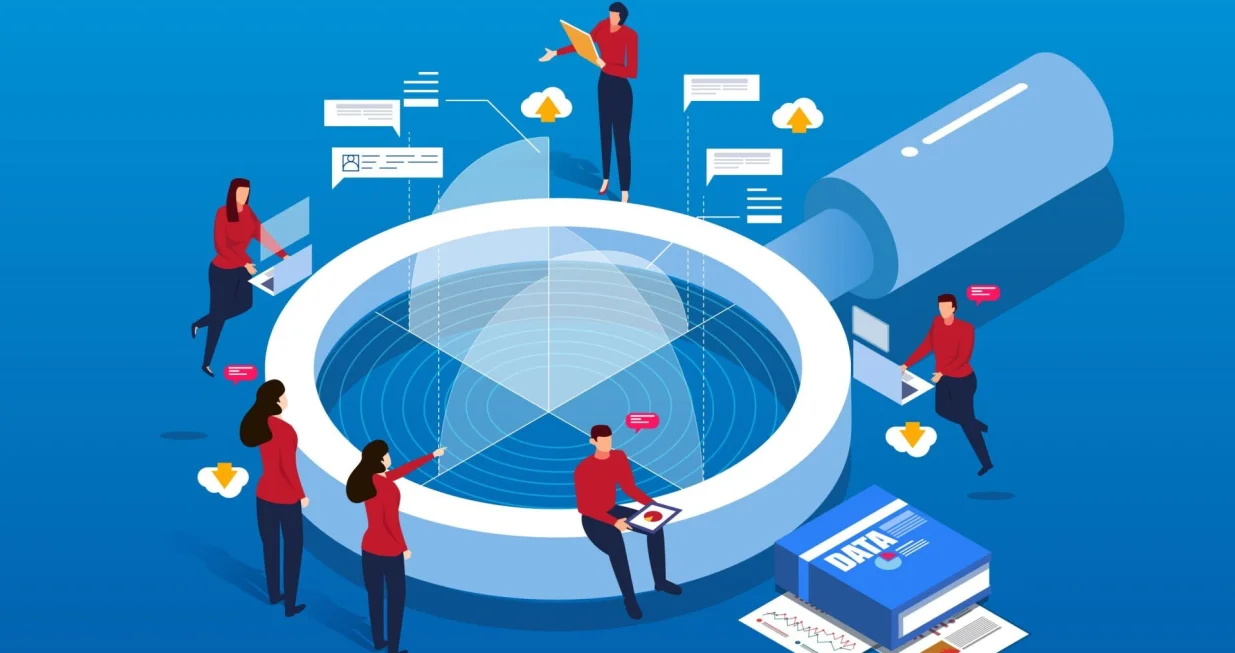 Istraživanje,. radnici ilustracija/