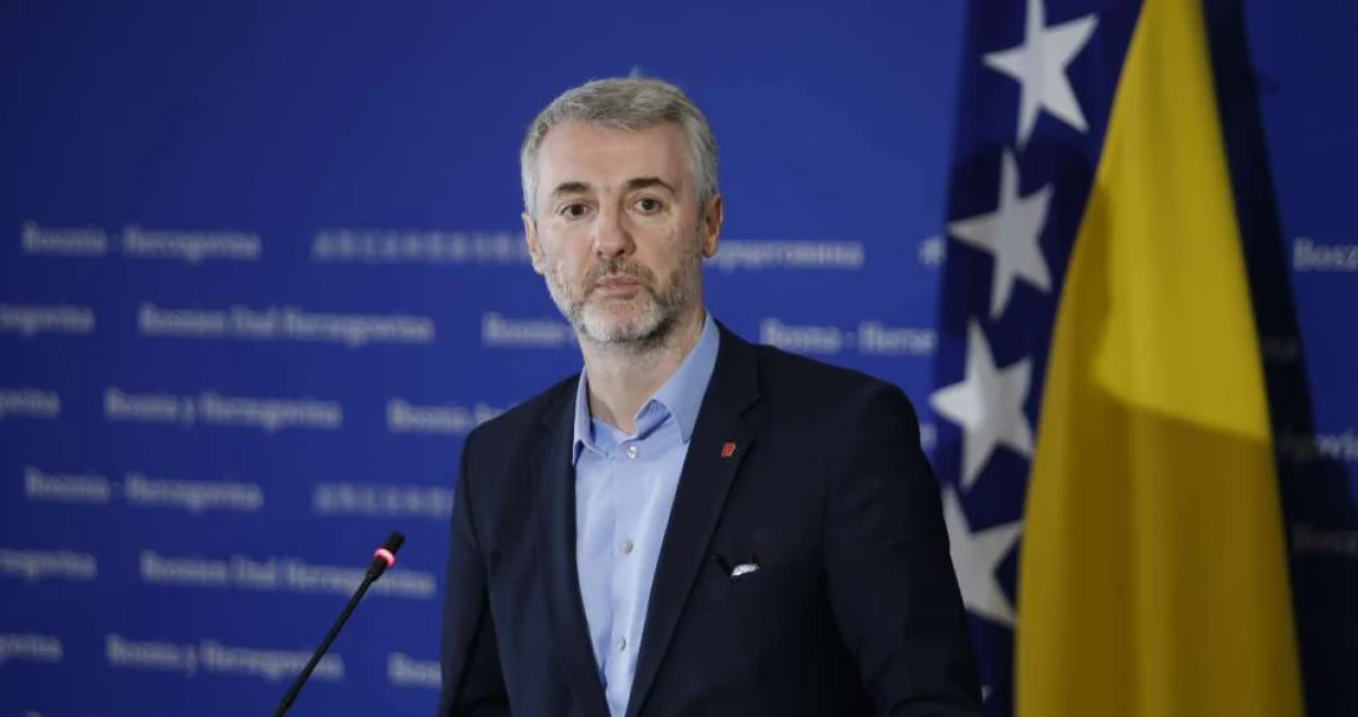 Edin Forto, predsjednik Naše Stranke i ministar prometa i komunikacija BiH/Fena