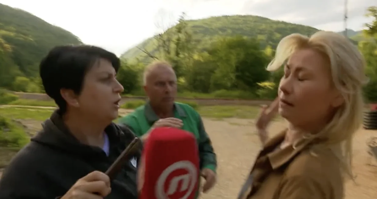 Napad na novinarku/Dnevnik.hr