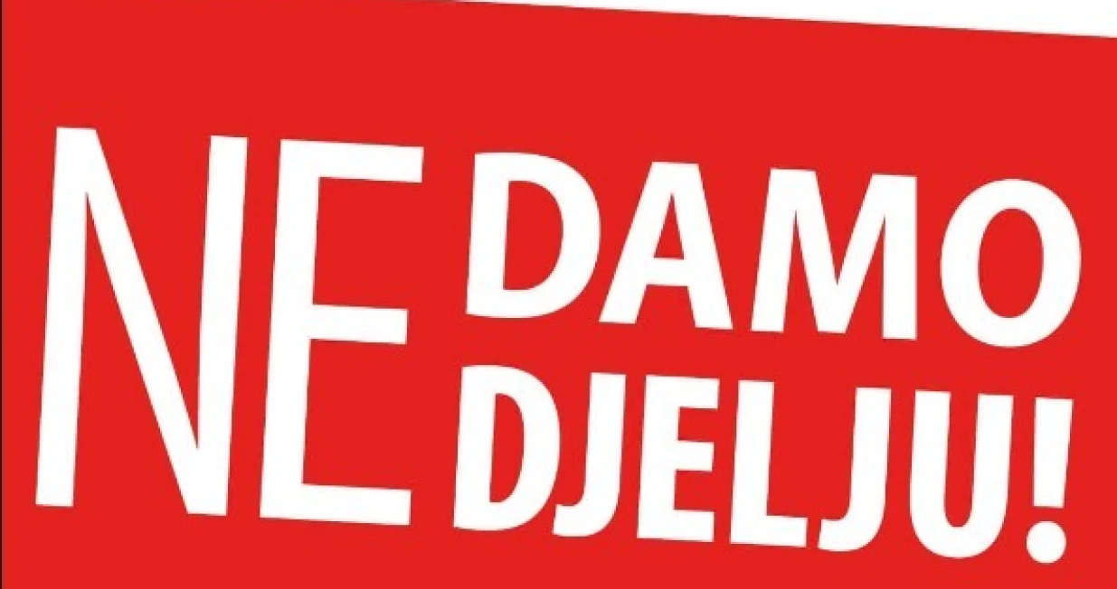 Protest radnika, Sindikat radnika trgovine i uslužnih djelatnosti, ne žele raditi nedjelju/Facebook