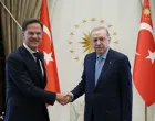 Ankara, Turska - 13. maj 2025:Predsjednik Turske Recep Tayyip Erdogan i generalni sekretar NATO-a Mark Rutte sastali su se u utorak u Ankari (Preds. Turske/Murat Kula - Anadolu Agency)/