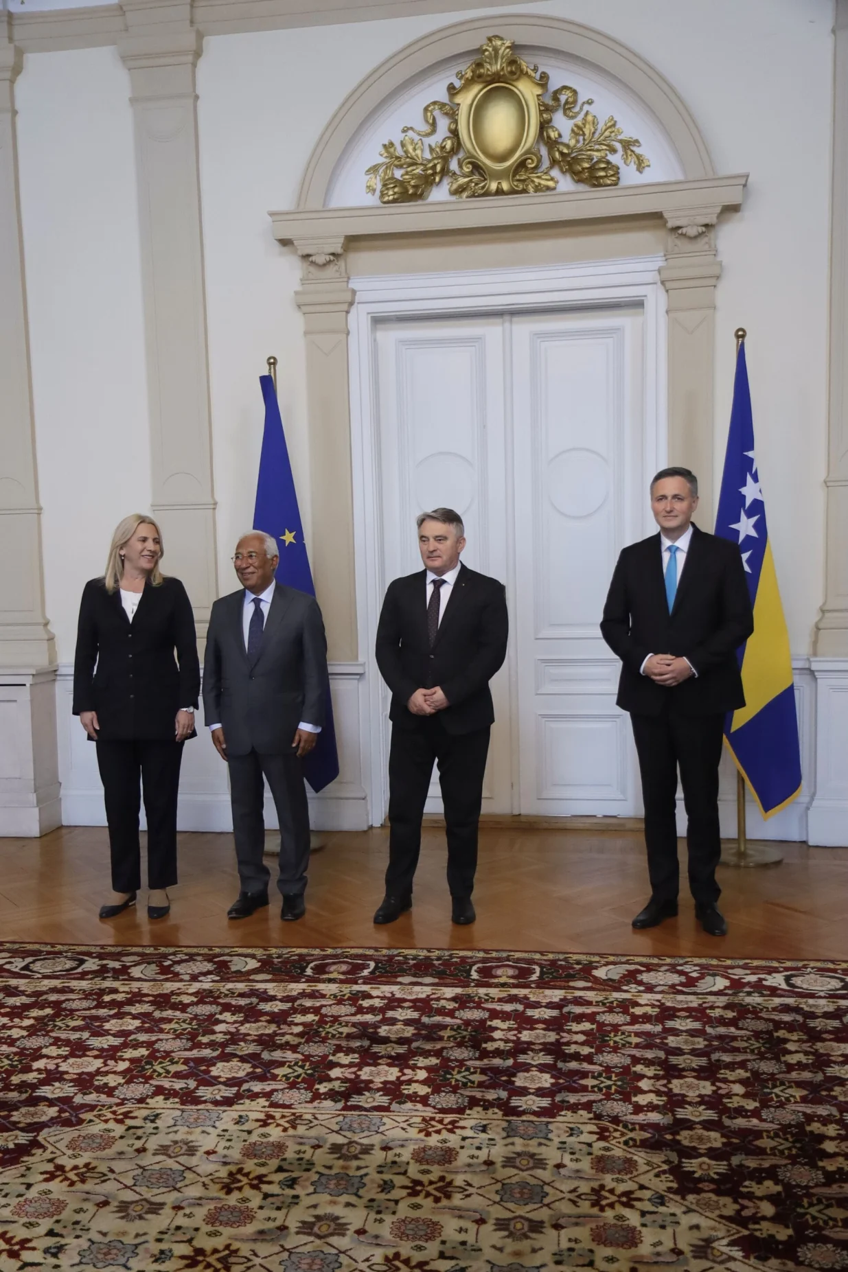 Predsjedništvo BiH sa predsjednikom Evropskog vijeća Antonijo Costa/Senad Gubelić