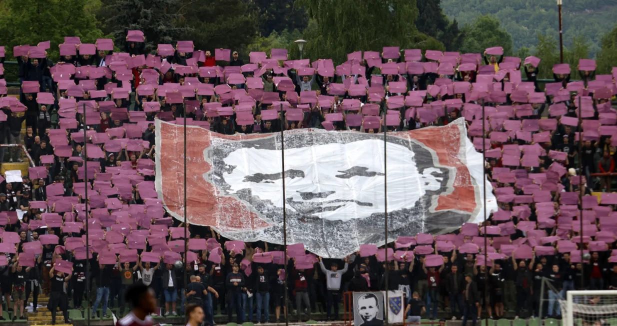 Koreografija Hordi zla u čast Vedrana Puljića (FOTO: Sanel Konjhodžić/Sport1)